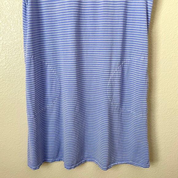 Fresh Produce Dress Womens XS Purple Mini Striped Knit Lagenlook Pockets USA - Picture 7 of 14